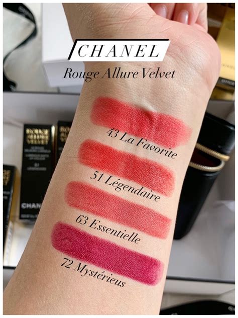 chanel rouge velvet lipstick.